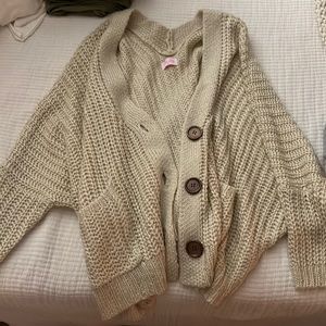 Pink lily cardigan